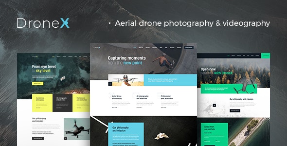 DroneX v1.1.1 - Aerial Photography & Videography WordPress Theme