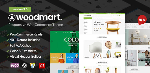 WoodMart v3.0 - Responsive WooCommerce WordPress Theme