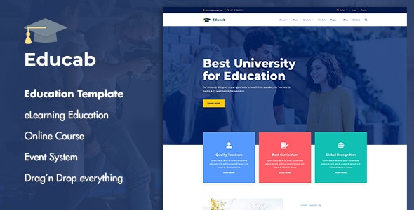 Educab v1.0 - University Education Joomla Template