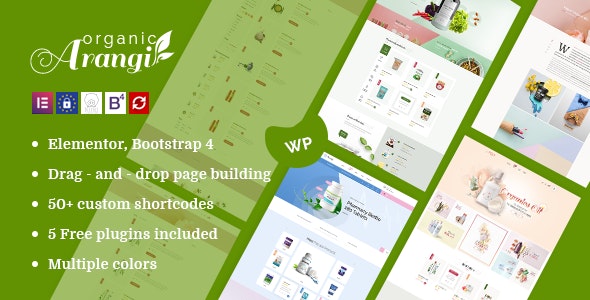 Arangi v1.3.7 - Organic WooCommerce Wordpress Theme
