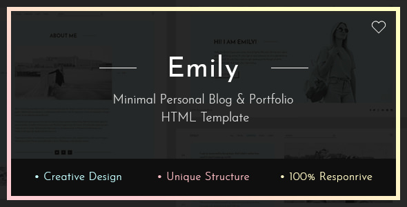 Download Emily – Personal Blog HTML Template | Free Nulled Scripts
