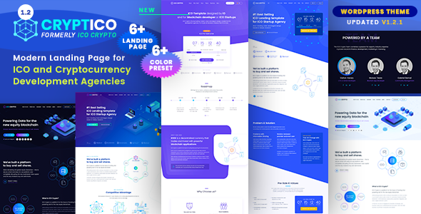 Download Cryptico v1.2.1 – ICO Crypto Landing & Cryptocurrency Theme | Free Nulled Scripts