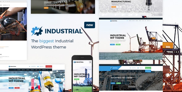 Industrial v1.6.1 - Factory Business WordPress Theme