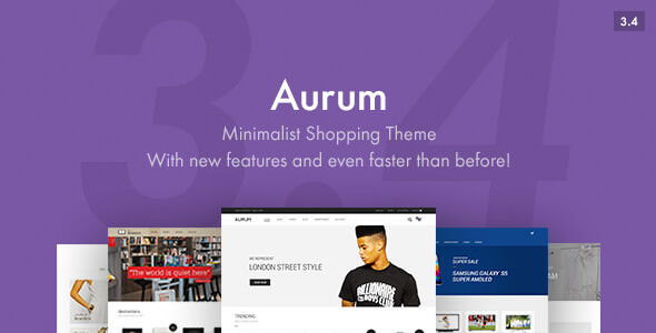 Aurum v3.4.3 - Minimalist Shopping Theme