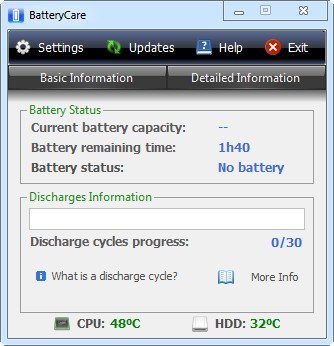 Download BatteryCare 0.9.40