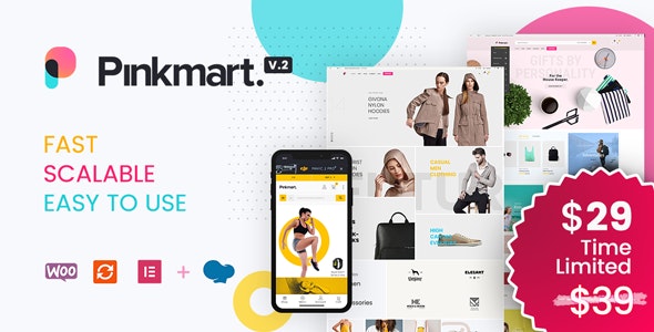 Pinkmart v2.7.2 - AJAX theme for WooCommerce