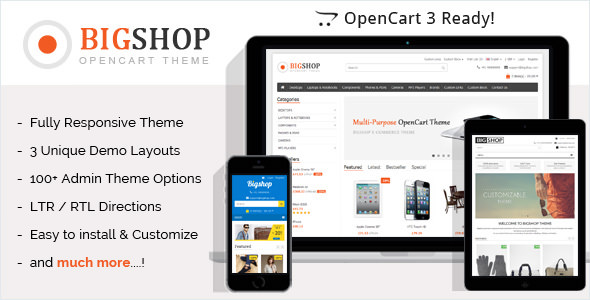 Download Bigshop v2.7 – Multi-Purpose Responsive OpenCart Theme | Free Nulled Scripts