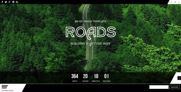Download Roads – Responsive Coming Soon Page | Free Nulled Scripts