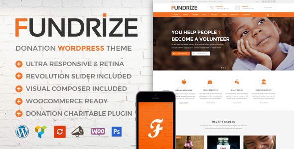 Fundrize v1.5 - Responsive Donation & Charity Theme