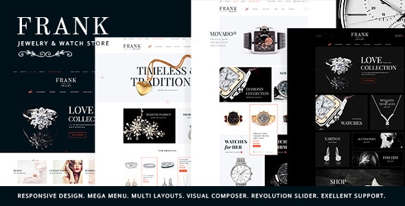 Frank v1.5.1 - Jewelry & Watches Online Store WordPress Theme