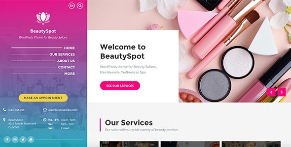 BeautySpot v3.4.5 - WordPress Theme for Beauty Salons