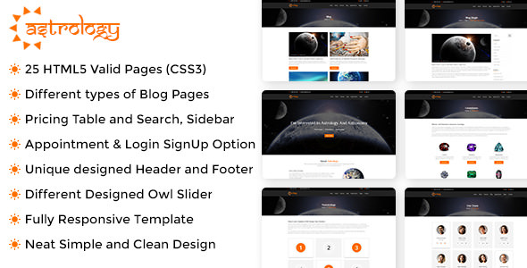 Astrology v1.0.2 - Site Template