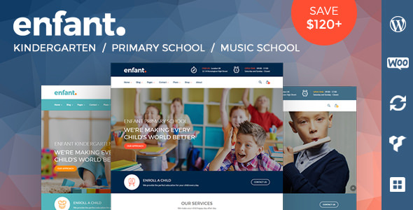 Enfant v3.0 - School and Kindergarten WordPress Theme