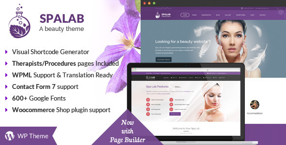 Spa Lab v3.2 - Beauty Salon WordPress Theme