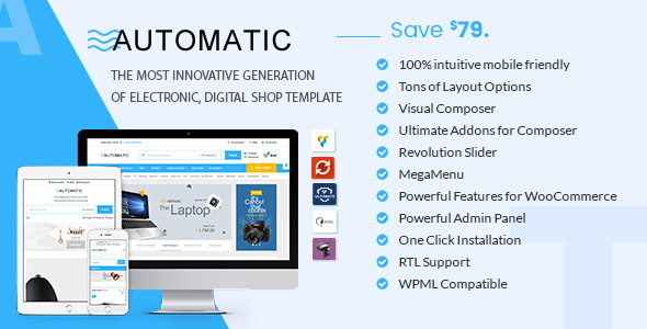 Automatic v2.0 - WooCommerce Theme for Electronic