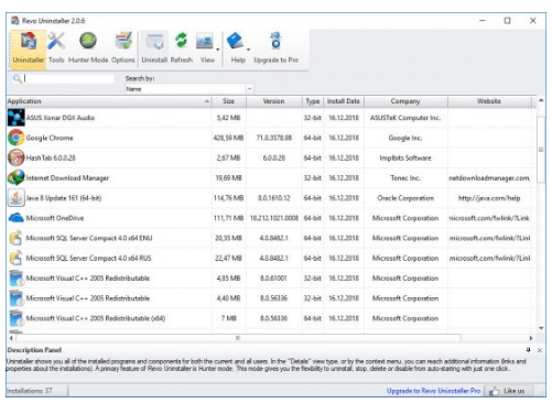 Download Revo Uninstaller Free 2.6.5
