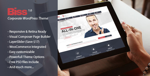 Biss v2.1 - Corporate Multipurpose WordPress Theme