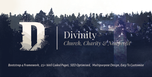 Download Divinity – Church, Non Profit and Charity Events Bootstrap 4 HTML Template | Free Nulled Scripts