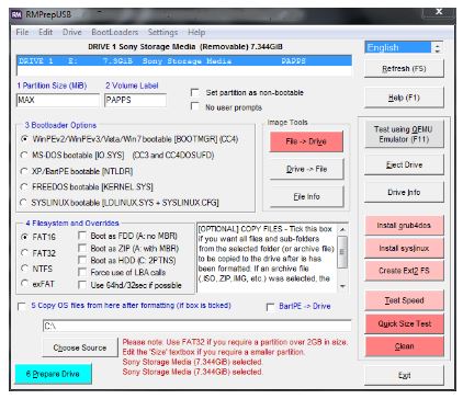 Download RMPrepUSB 2.1.745A + Portable [Latest]