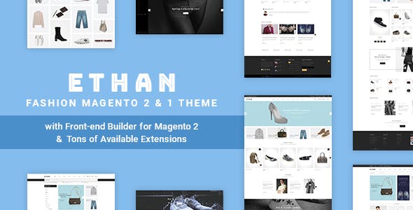 Download ETHAN v1.3.8 – Luxury Fashion Magento 2 and 1 Theme | Free Nulled Scripts