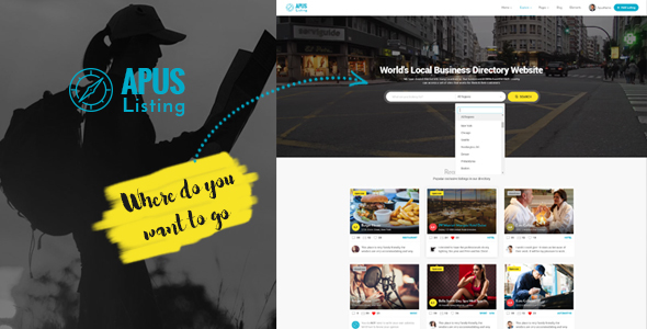 ApusListing v1.2.18 - Directory & Listing WordPress Theme