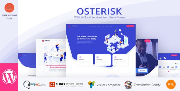 Osterisk v1.7 - VOIP & Cloud Services WordPress Theme