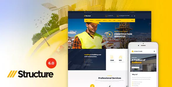 Structure v6.9.1 - Construction WordPress Theme
