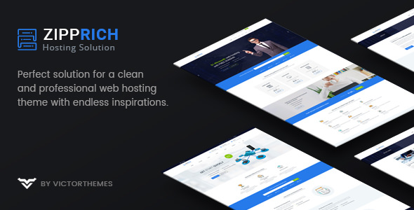 Zipprich v1.6 - Web Hosting & WHMCS WordPress Theme