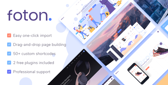 Foton v1.0.1 - A Multi-concept Software and App Landing Theme