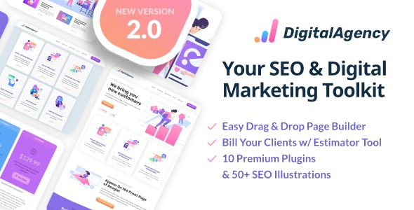 SEO WP v2.0.3 - Online Marketing, SEO, Social Media Agency