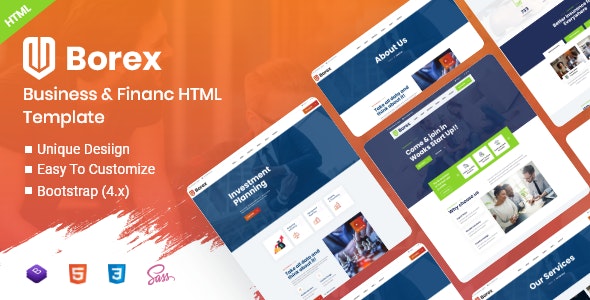 Borex v1.0 - HTML5 Template for Multipurpose Business