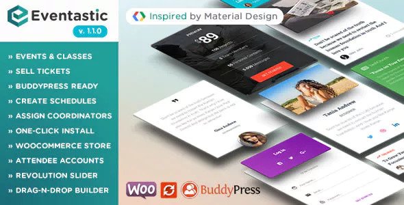 Eventastic v1.1.0 - Multipurpose Theme for Events & Classes