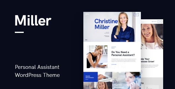 Miller v1.0.3 - Personal Assistant & Administrative Services WordPress Theme