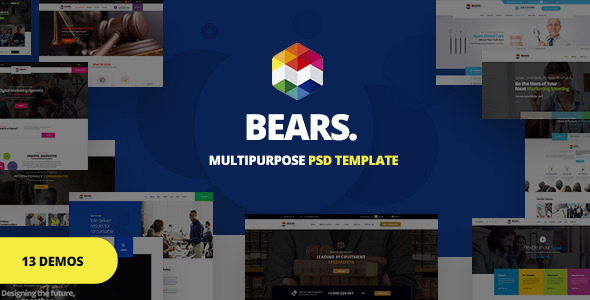 Download Bear’s – Multi-Purpose Business PSD Template | Free Nulled Scripts