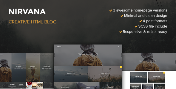 Nirvana - Creative Blog Template
