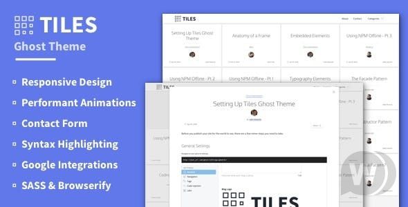 Download Tiles v2.0.0 – Animated Grid-based Ghost Theme | Free Nulled Scripts