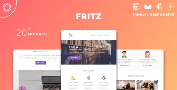 Fritz - Responsive Multipurpose Email Template