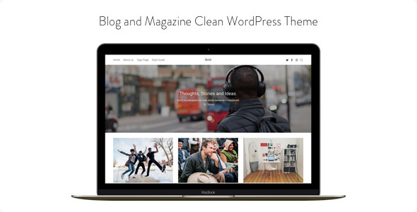 Bold v1.0.4 - Blog and Magazine Clean WordPress Theme