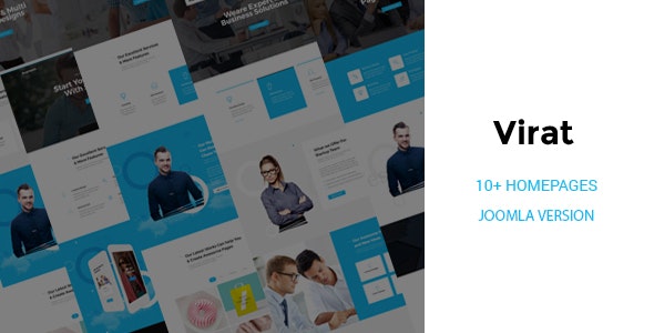 Virat v1.0.2 - Responsive Multi-Purpose Joomla Website Template with Page Builder