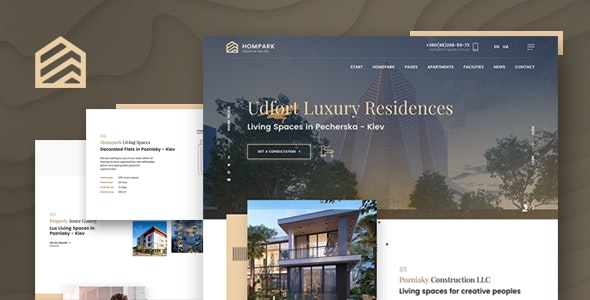 Hompark v1.1.0 - Real Estate & Luxury Homes Theme