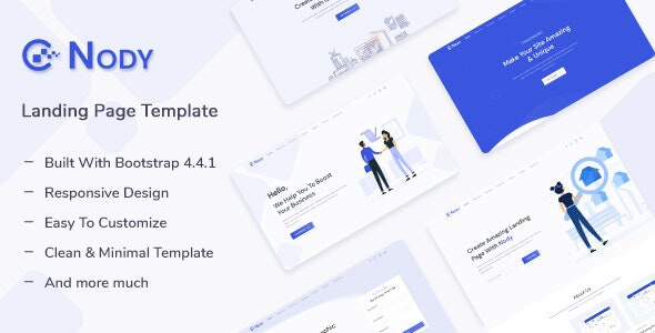 Nodiy v1.0 - Landing Page Template