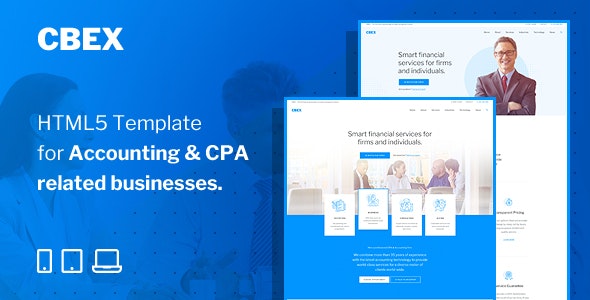 CBEX v1.0 – Responsive CPA, Tax and Accounting HTML5 Template