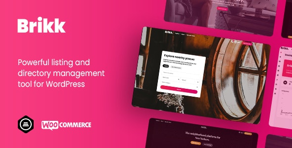 Brikk v1.3 - Directory & Listing WordPress Theme