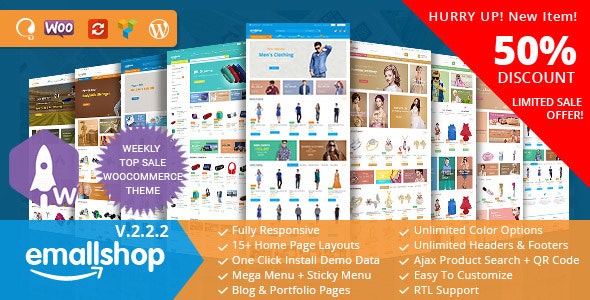 EmallShop v2.2.2 - Multipurpose WooCommerce Theme