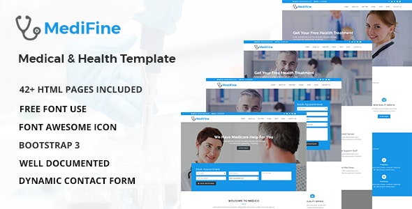 MediFine v1.0 - Health and Medical HTML Template