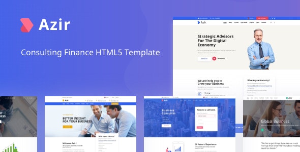 Azir v1.0 - Consulting Finance HTML5 Template