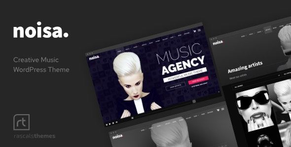 Noisa v2.5.5 - Music Producers, Bands & Events Theme for WordPress
