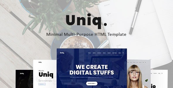 Uniq v1.0 - Minimal Multipurpose Creative HTML Template