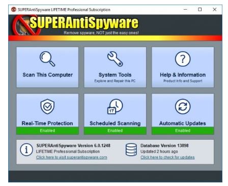 Download SUPERAntiSpyware Professional X 10.0.1286 Portable
