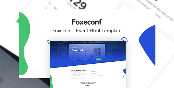 Foxeconf v1.0 - Event HTML Template